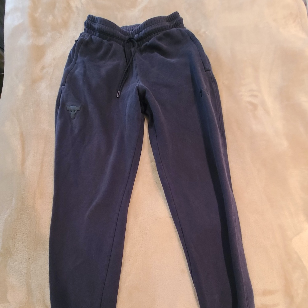 Under Armour Project Rock Men's Joggers with Drawstring and Pockets Size Small